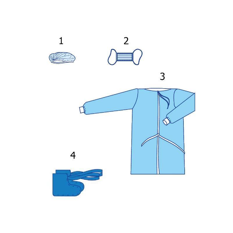 Комплект одягу хірургічний №16 Taipan-Pharm стерильний